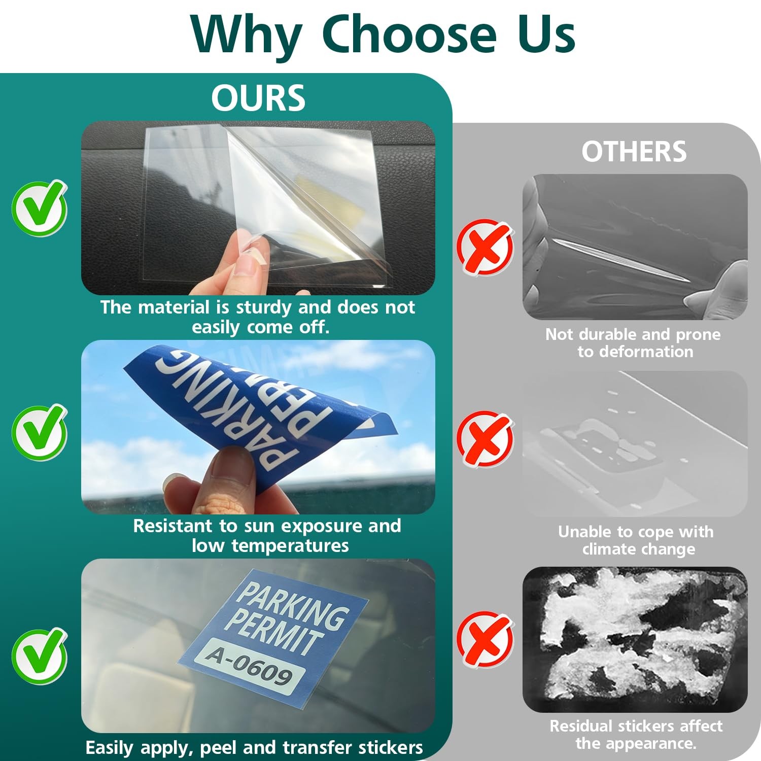 Car Windshield Sticker Applicator, Static Cling for Stickers Easy Application…