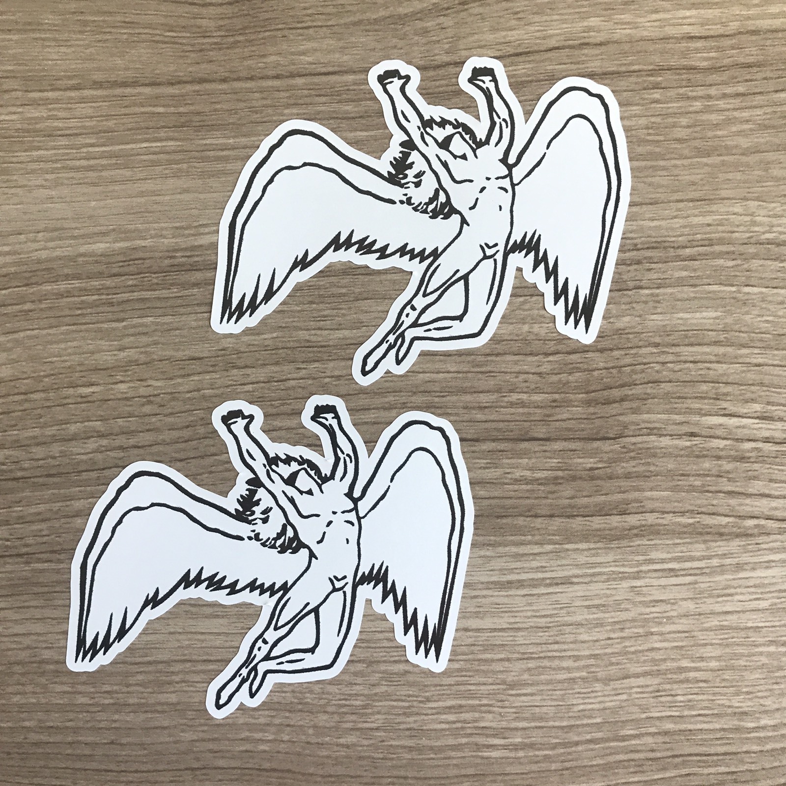 Led Zeppelin Angel 4″ Wide Vinyl Sticker – BOGO