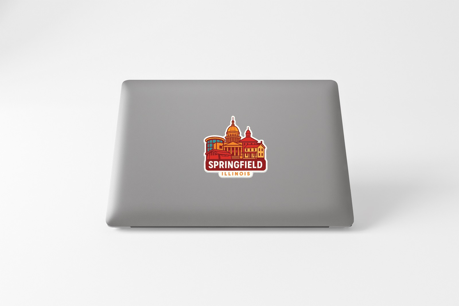 Springfield Illinois Sticker Decal Vinyl Die-Cut City Skyline Landmark Design