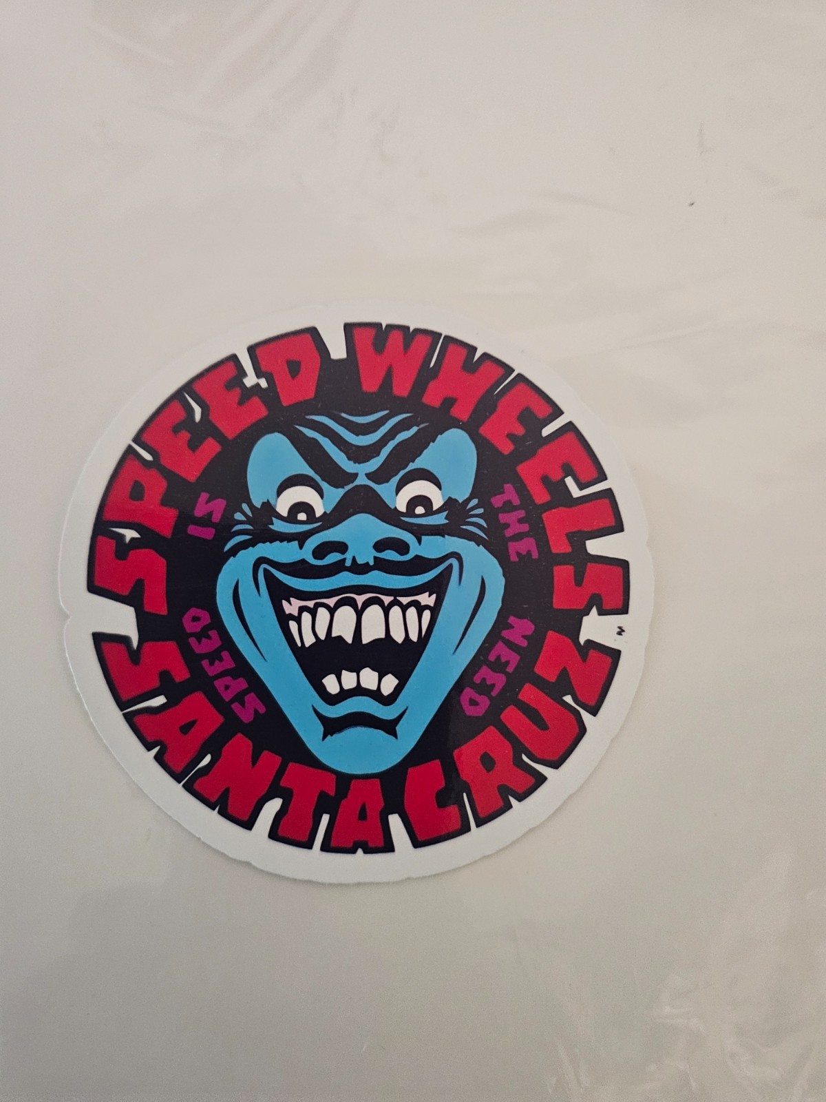 Speed Wheels Santa Cruz Sticker
