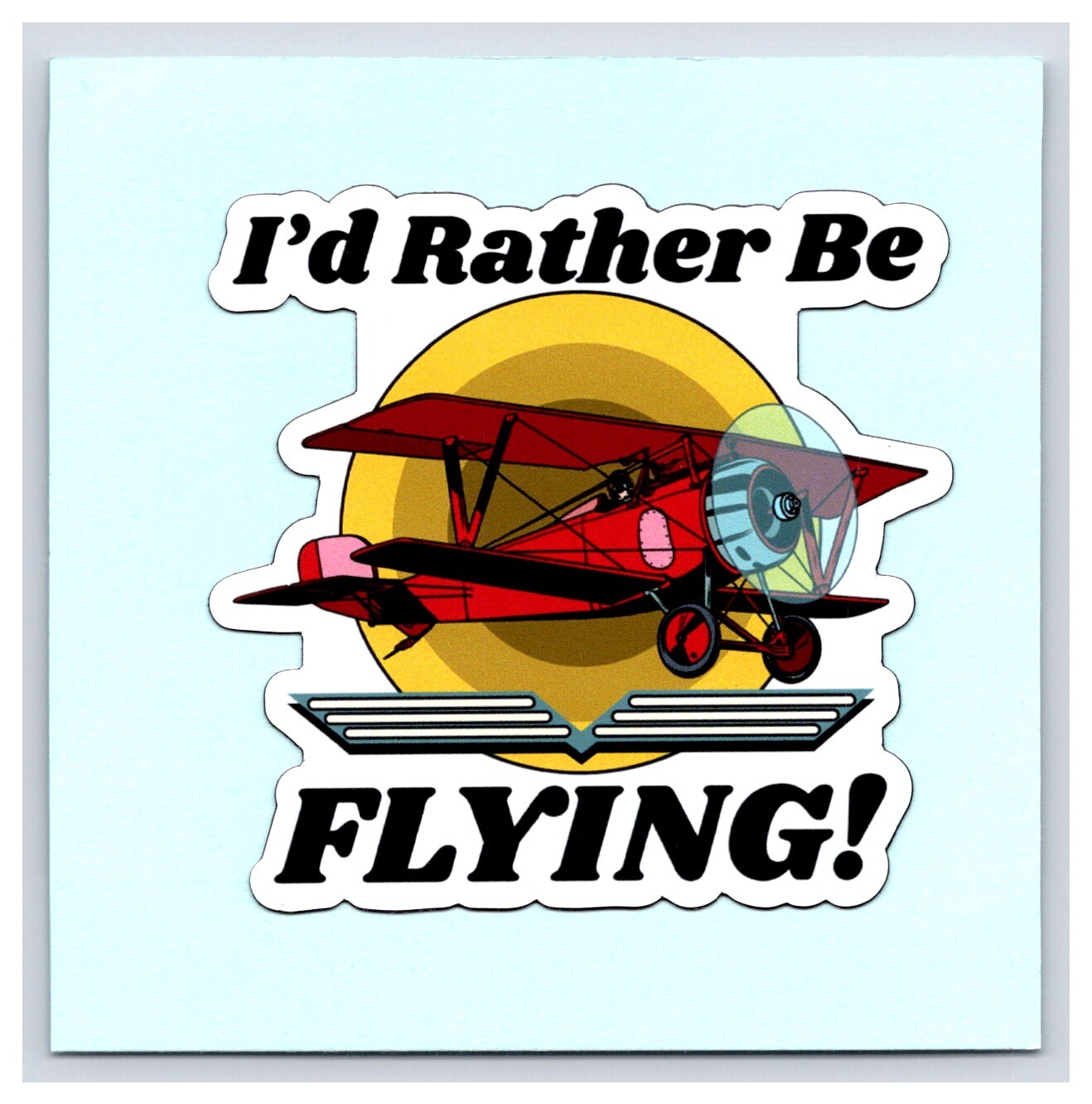Magnet: Aviation – I’d Rather Be Flying – Biplane