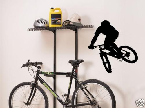 MOUNTAIN BIKE Wall Art Decal Decor Vinyl bicycle garage Cycling Sports Downhill