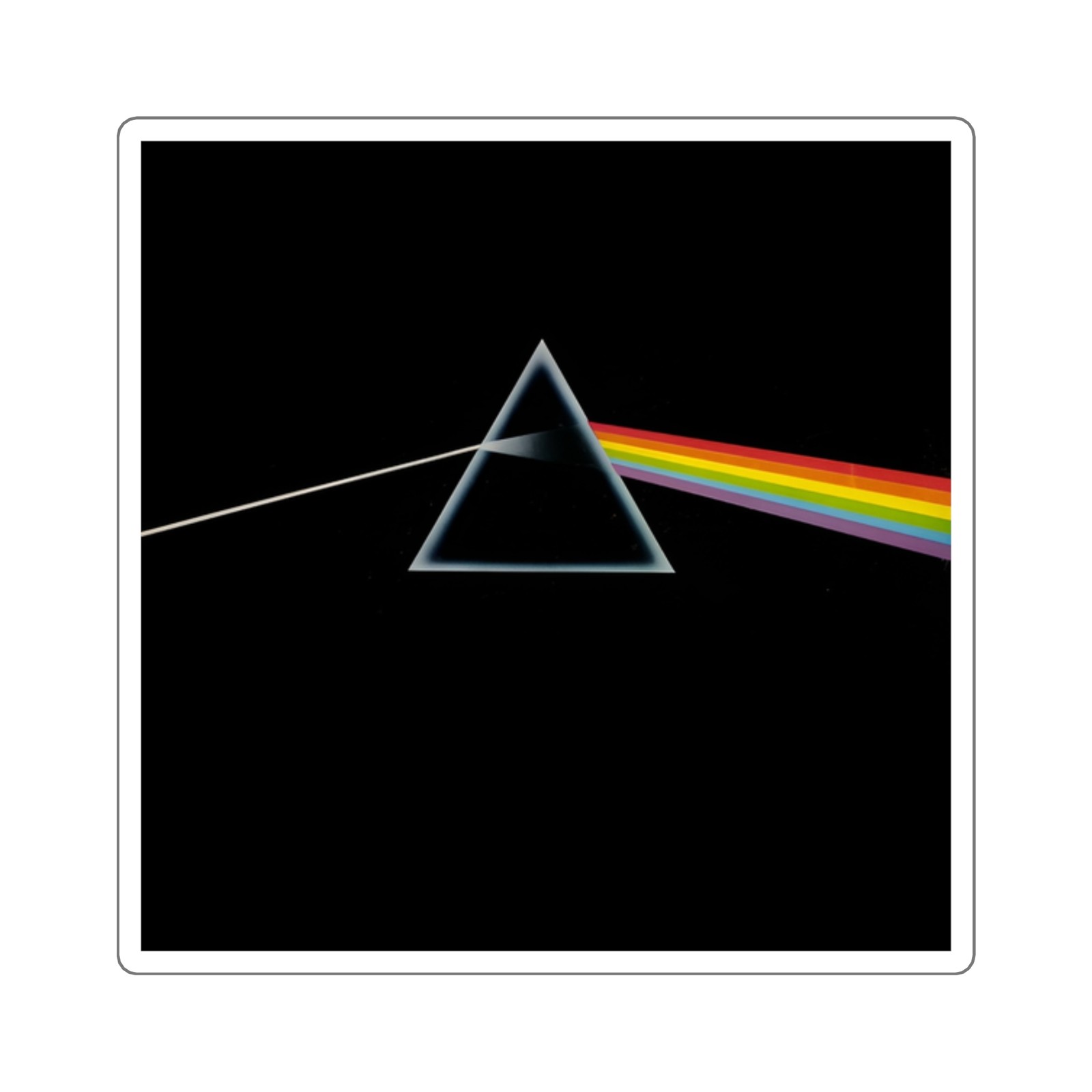 Pink Floyd “The Dark Side of the Moon” Sticker | Prog Rock Classic Album Decal