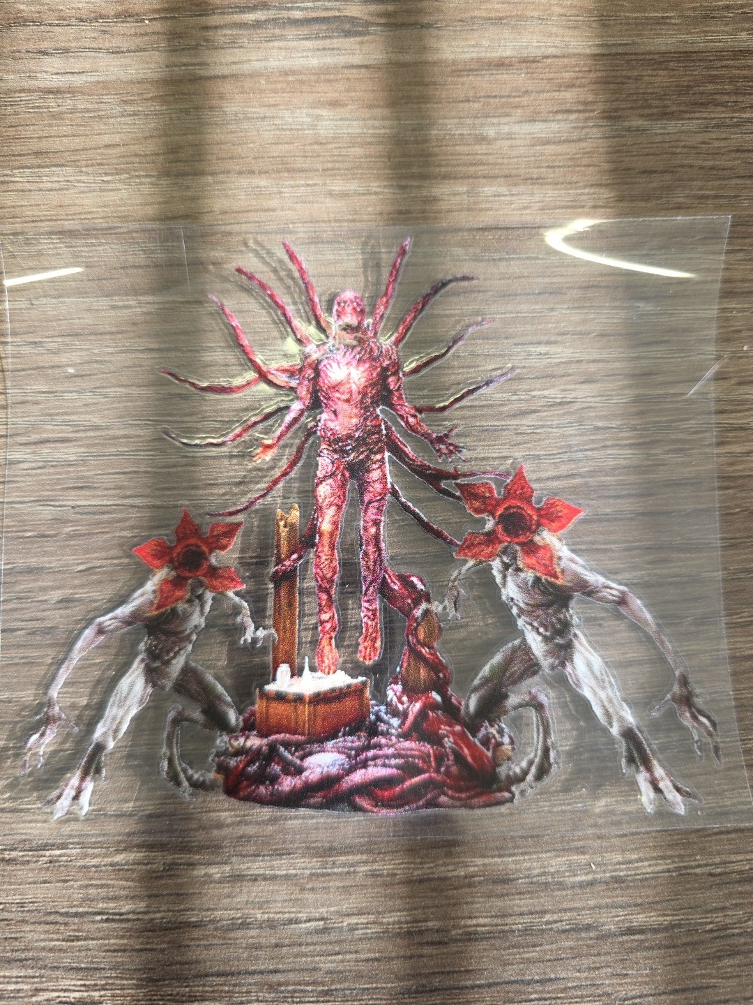 Vecna And Crew Stranger Things UV DTF Dcal Sticker Raised Waterproof USA