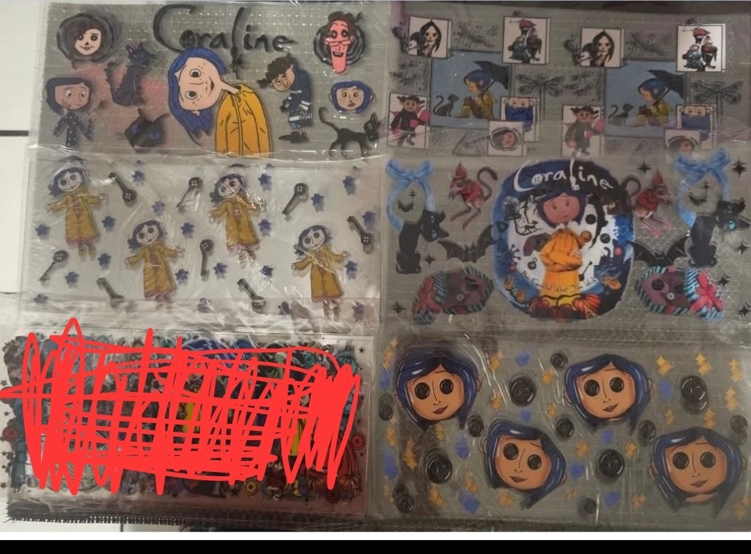 Coraline Uv Dtf Wraps