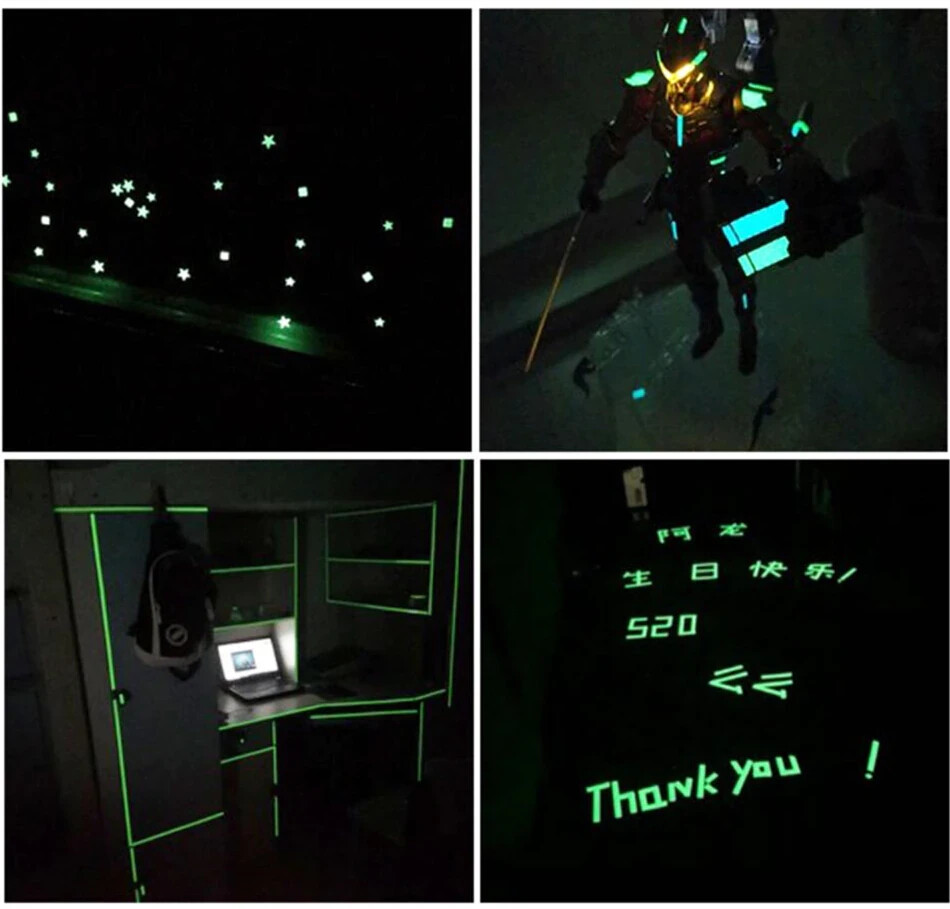 3Mx1cm Luminous Fluorescent Night Self-adhesive Glow In The Dark Sticker Tape