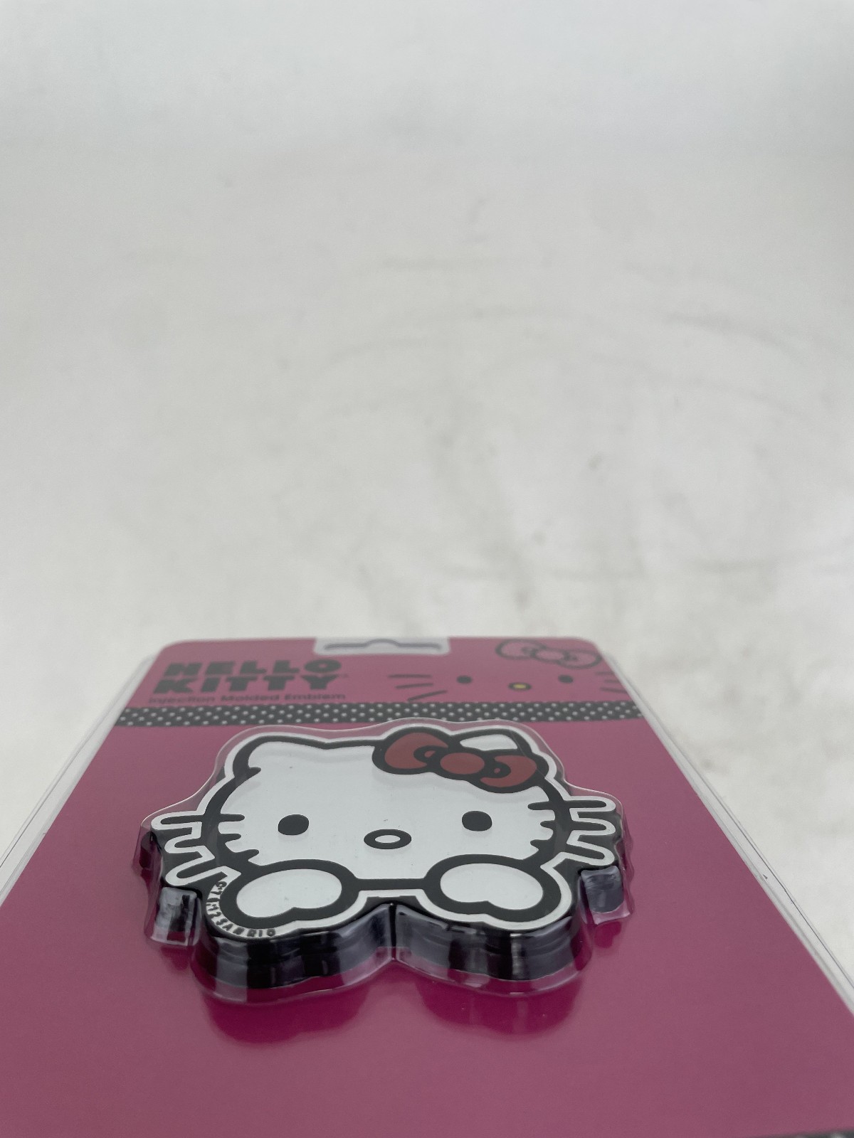 Official Licensed Plastic Emble Decal Chrome Sanrio Hello Kitty 2 Pak