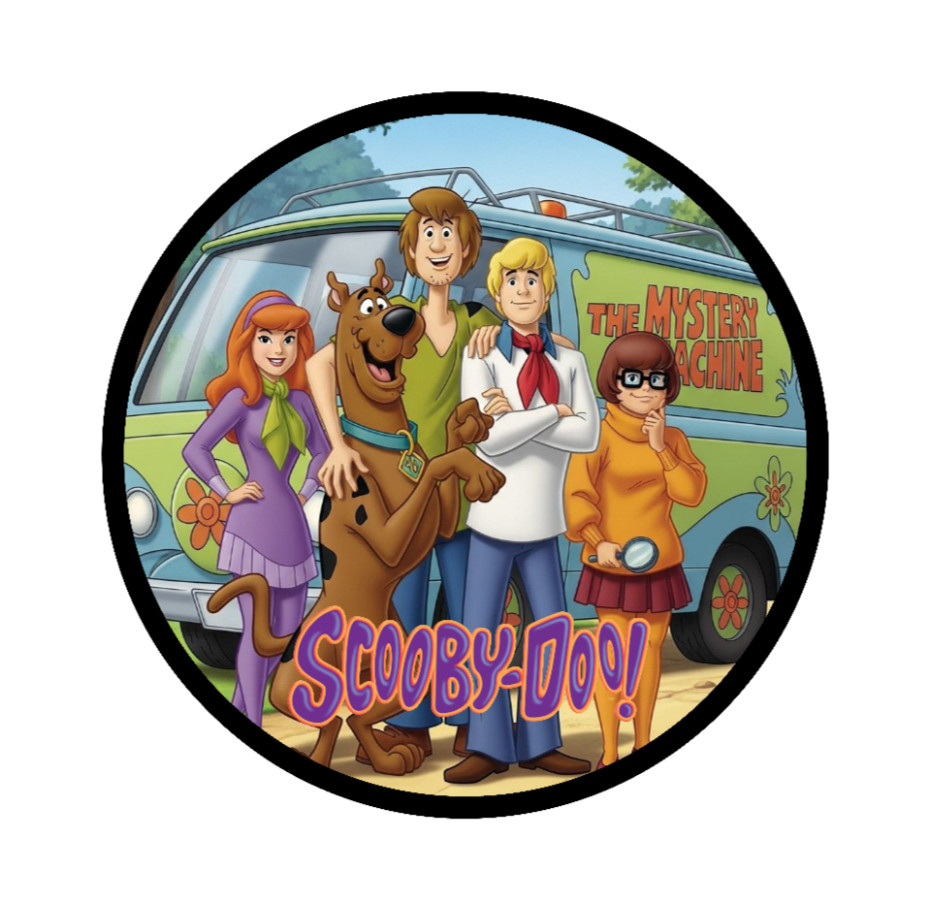 Scooby Do (Gang) – 4″ Handcrafted Vinyl Decal Car Laptop Cooler Journal Decor 26