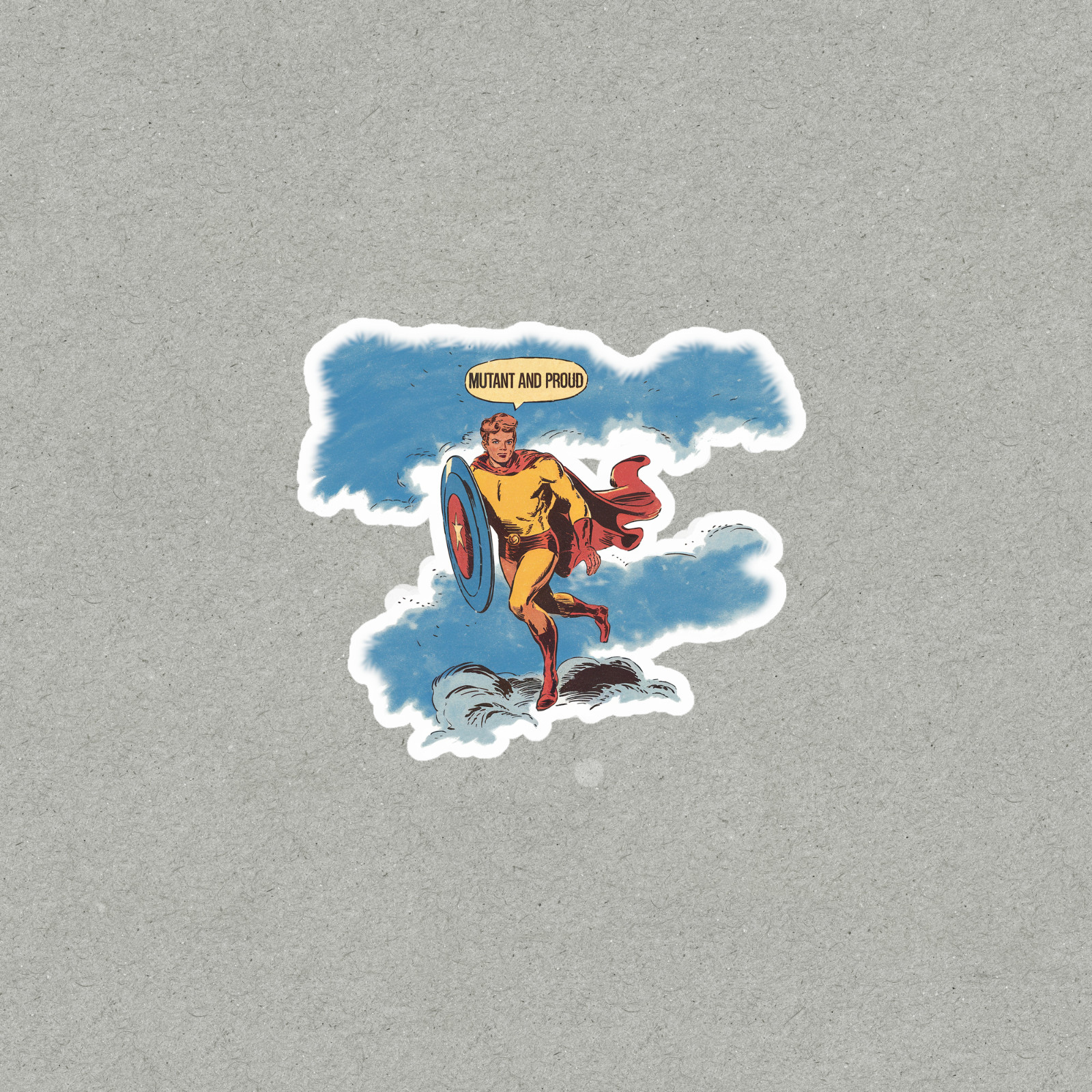 Mutant and Proud X-Men Inspired Vinyl Sticker – Retro Comic Book Style Decal #49