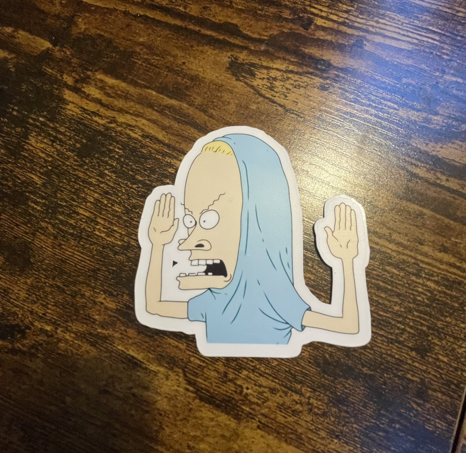 The Great Cornholi-O’s Beavis and Butthead Vinyl Sticker Decal 3.75”