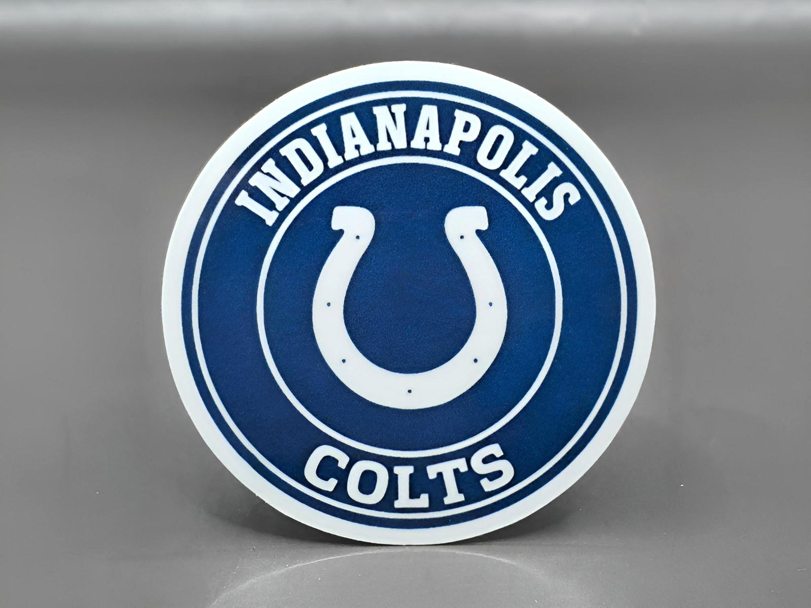 Football Inspired Stickers Sports Logo Indiana Blue Indianapolis Colts Decals