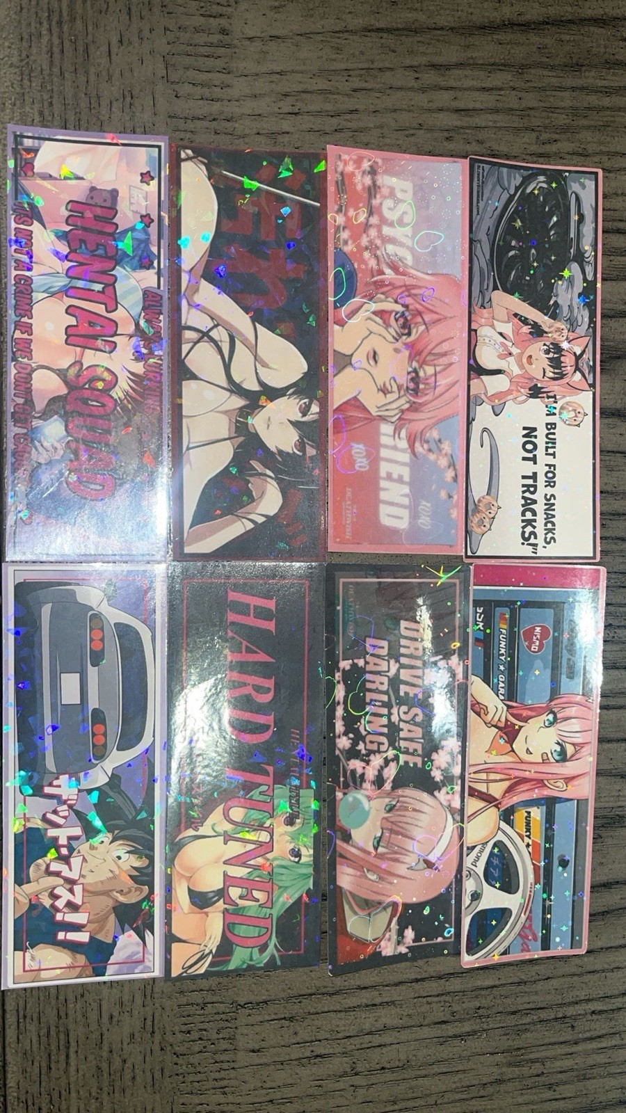 Die Cut AnimeSlap Car Stickers Rare JDM