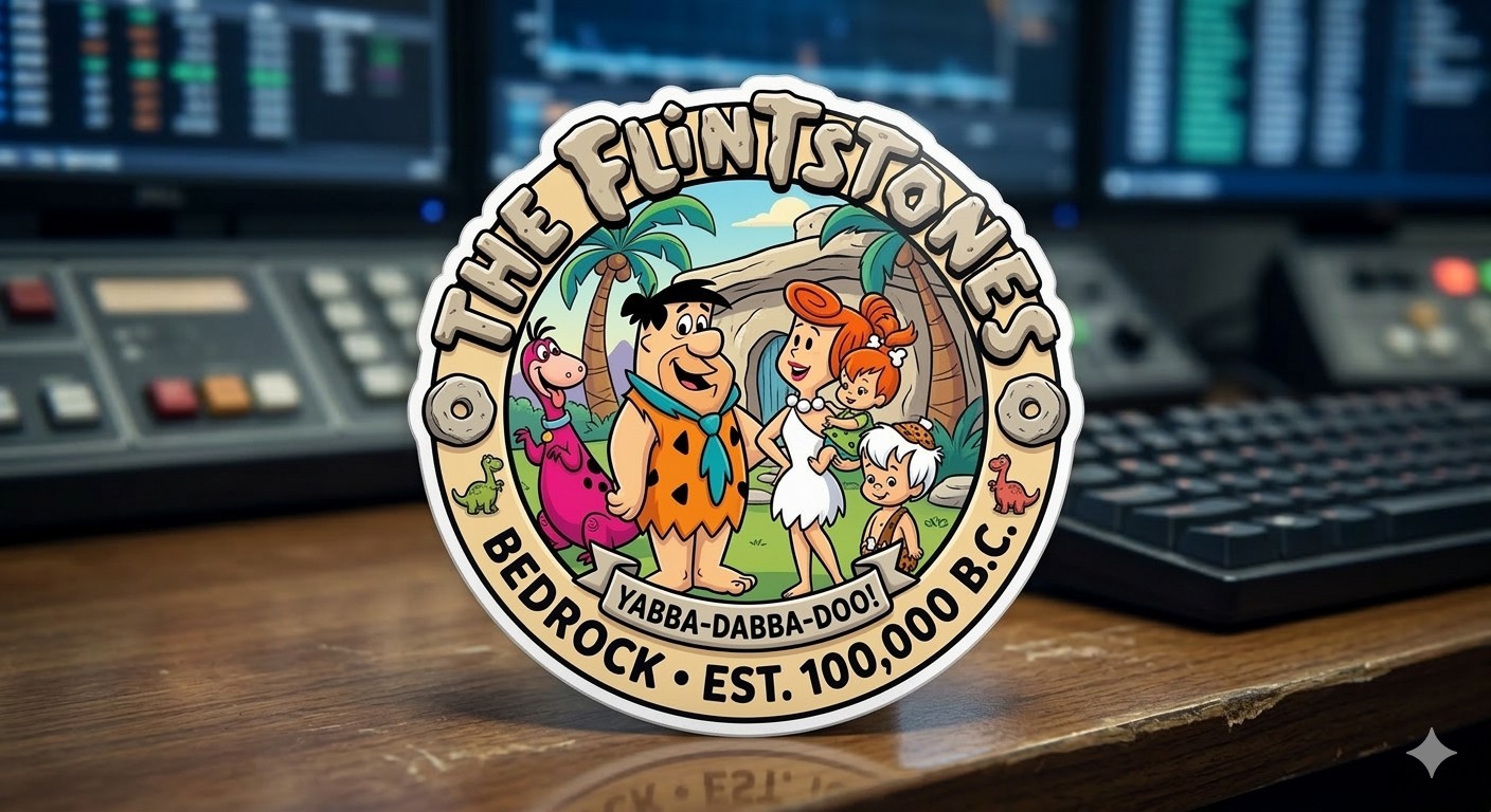 The Flintstones Sticker Decal Phone Laptop