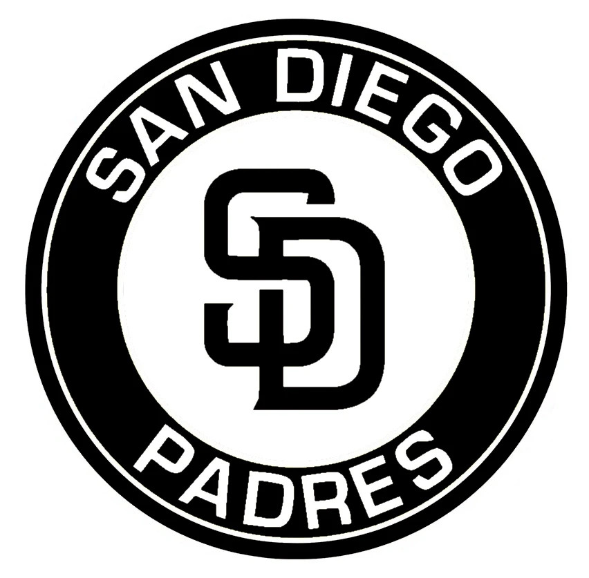 Vinyl Decal Car Truck Sticker Wall Baseball MLB – San Diego Padres Logo v3