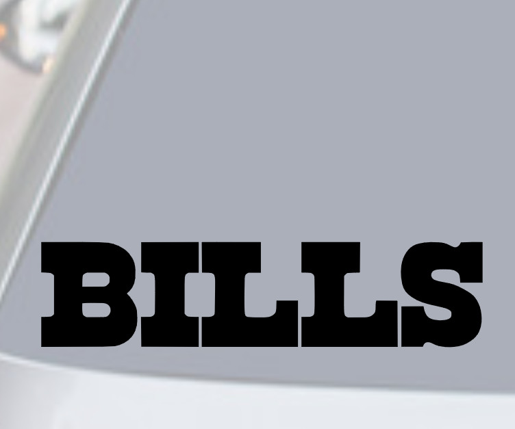 BUFFALO BILLS VINYL DECAL STICKER CAR REAR WINDOW BUMPER NFL FOOTBALL TEAM LOGO