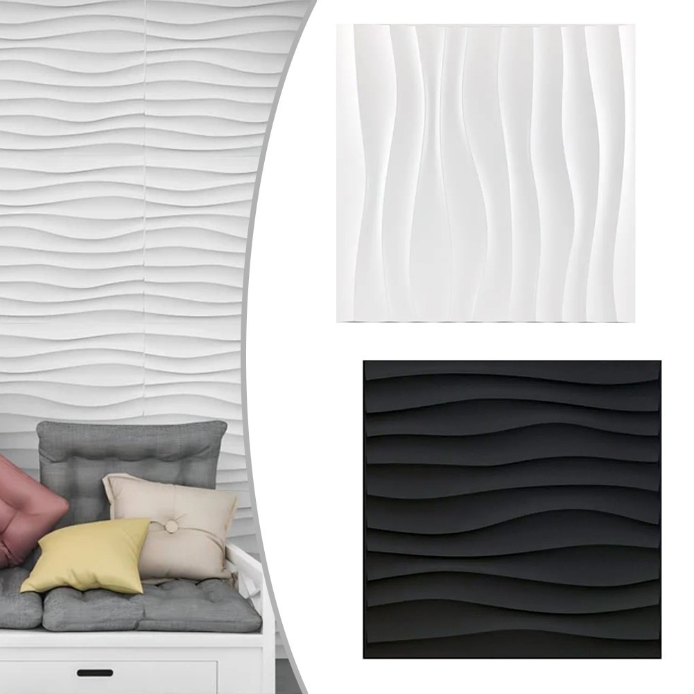 3D Effect Wall Sticker 3D Wall Panel Flame-retardant Minimal Maintenance