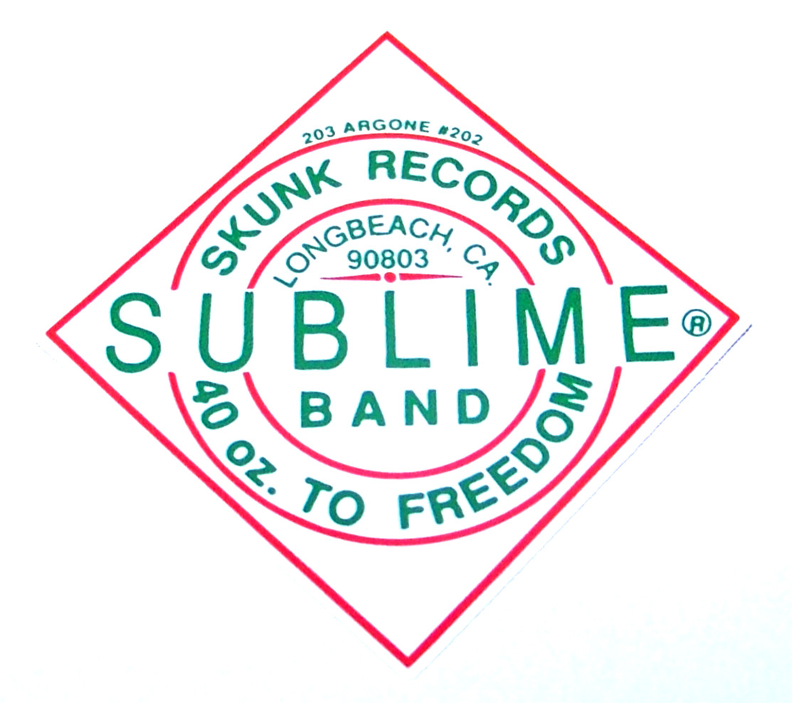 SUBLIME – Tabasco Logo Die Cut Sticker Decal Music Band Reggae Ska Rock LBC 40oz