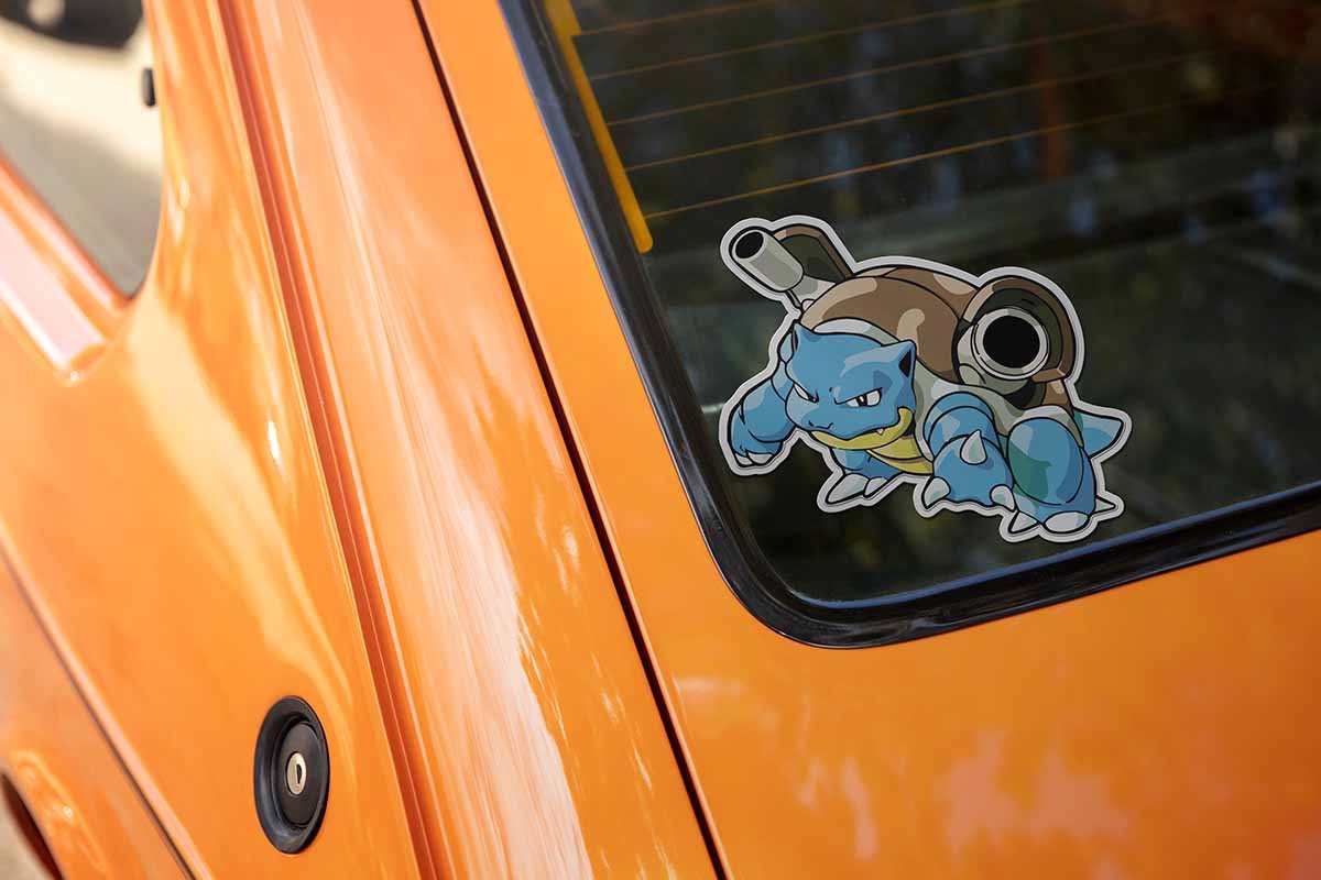 Pokemon Blastoise Anime Vinyl Sticker – Car Window Decal | USA Made | Sizes