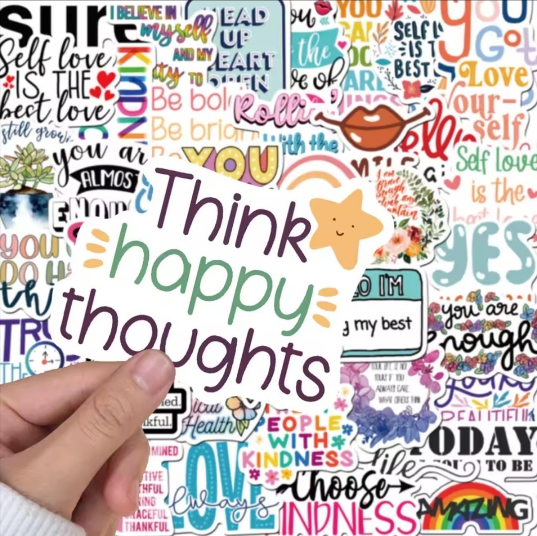 20 PCS Inspirational Motivational Quotes Sayings Stickers BRAND NEW