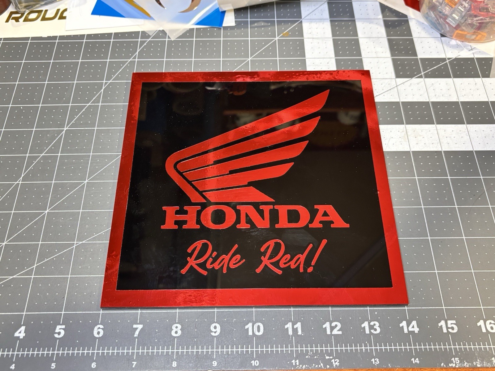 TWO Arai Helmets TEXT Die Cut Vinyl Decals For Honda Kawi Suzuki Yamaha KTM Husq