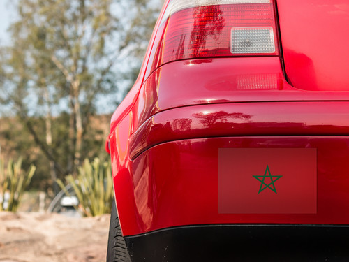Morocco Flag Sticker Decal