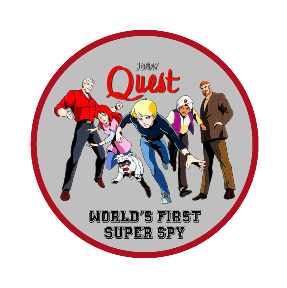 Cartoons – Jonny Quest “Super Spy” – 4″ Vinyl Decal Vehicle Laptop Cooler Decor