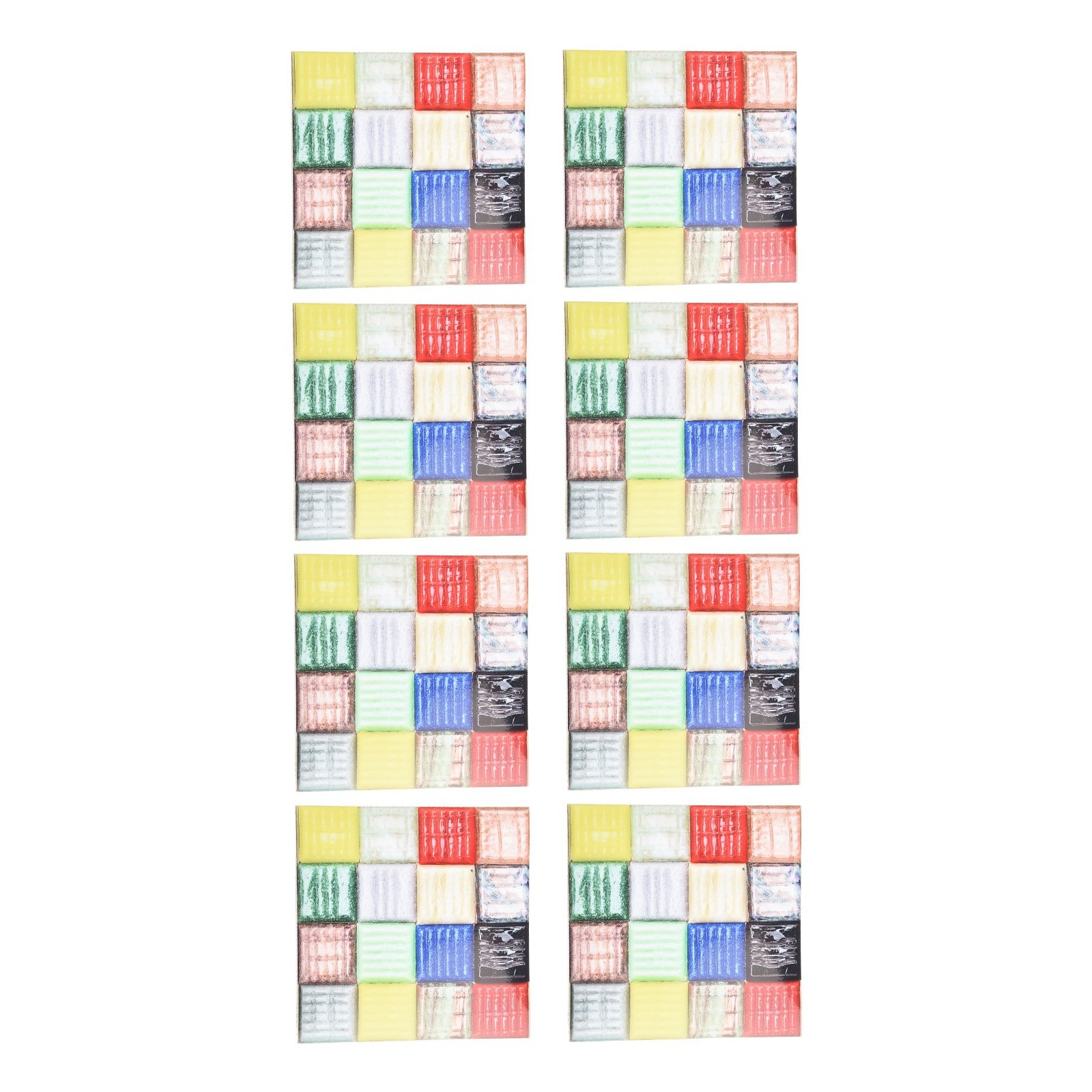 Wall Stickers Waterproof Backsplashes For Bathroom Mosaic Stickers 10*10cm