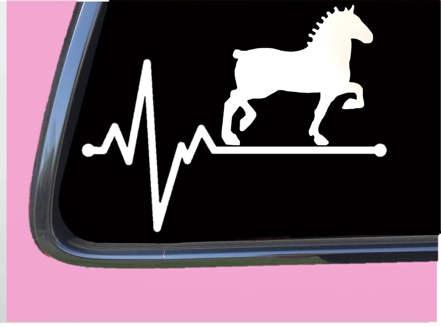 Draft Horse Lifeline TP 259 vinyl 8″ Decal Sticker belgian percheron shoe bridle