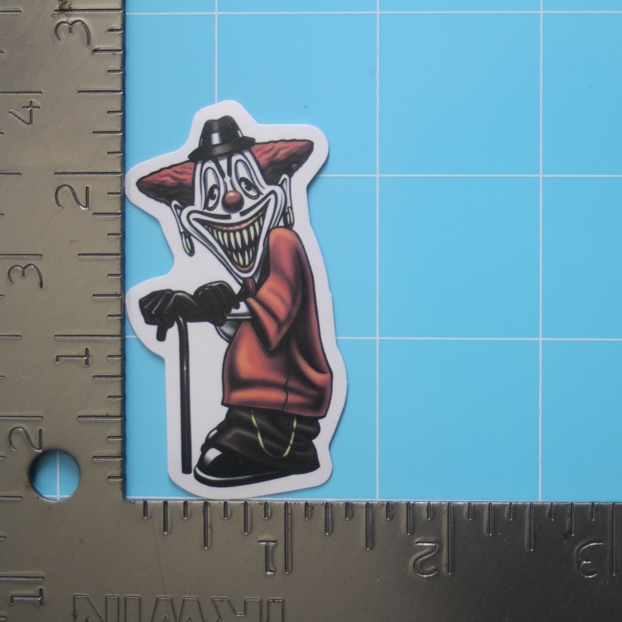 Homies Sticker (CEREAL CLOWN) Chicano Gangster Lowrider, Gloss PVC Decal