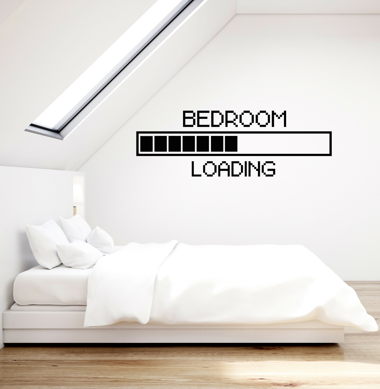 Vinyl Wall Decal Bedroom Pixel Art Decor Creative Room Idea Stickers Mural (ig53