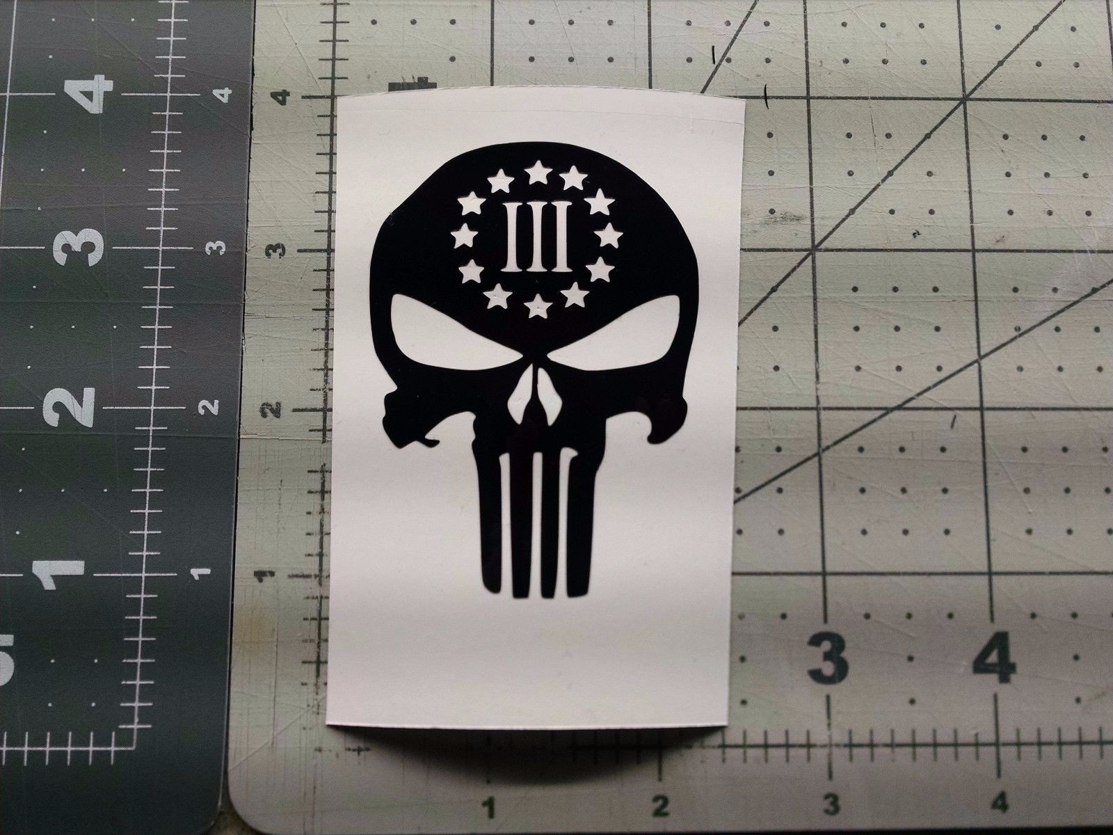 vinyl decal bullet flag ammo sticker CCW 2nd amendment 3% american flag