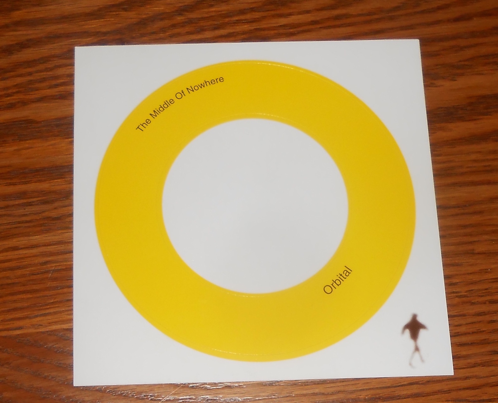 Orbital The Middle of Nowhere Sticker Window Cling Circle Decal Promo 4” Techno