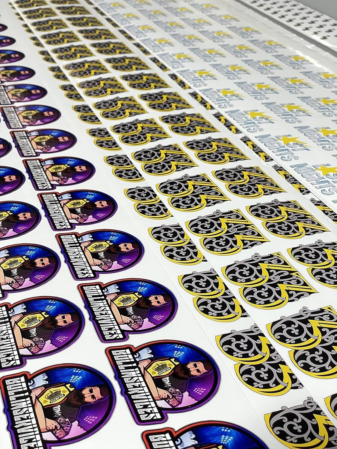 50 stickers logo print stickers waterproof labels custom stickers