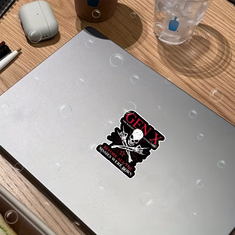 Gen X Badass Generation Before All Your Sissies Were Born Sticker/Decal