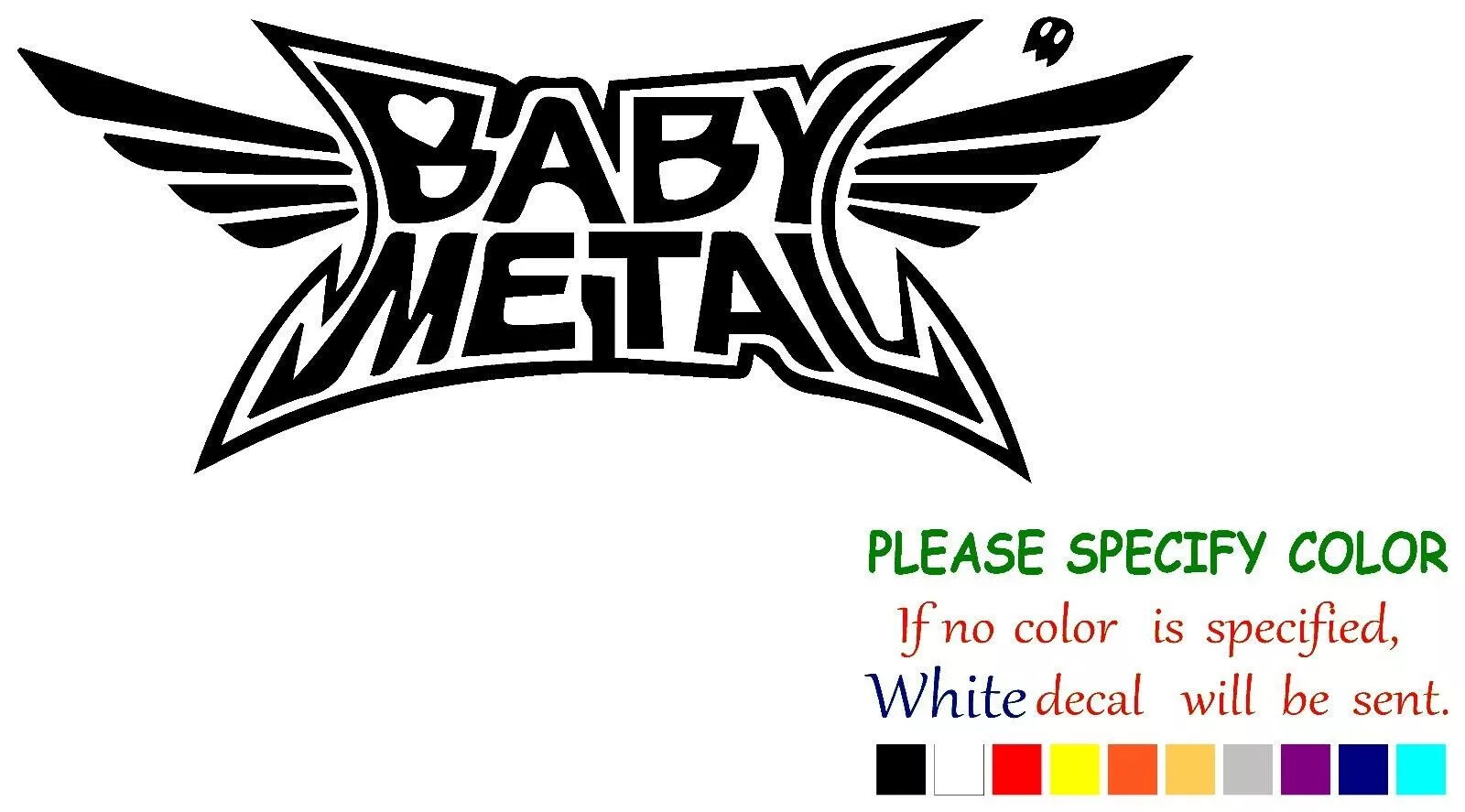 Babymetal metal Kawaii metal Vinyl Decal Sticker Car Truck window Various Sizes