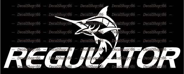 Regulator Boats – Outdoor Sports – Vinyl Die-Cut Peel N’ Stick Decals & Stickers