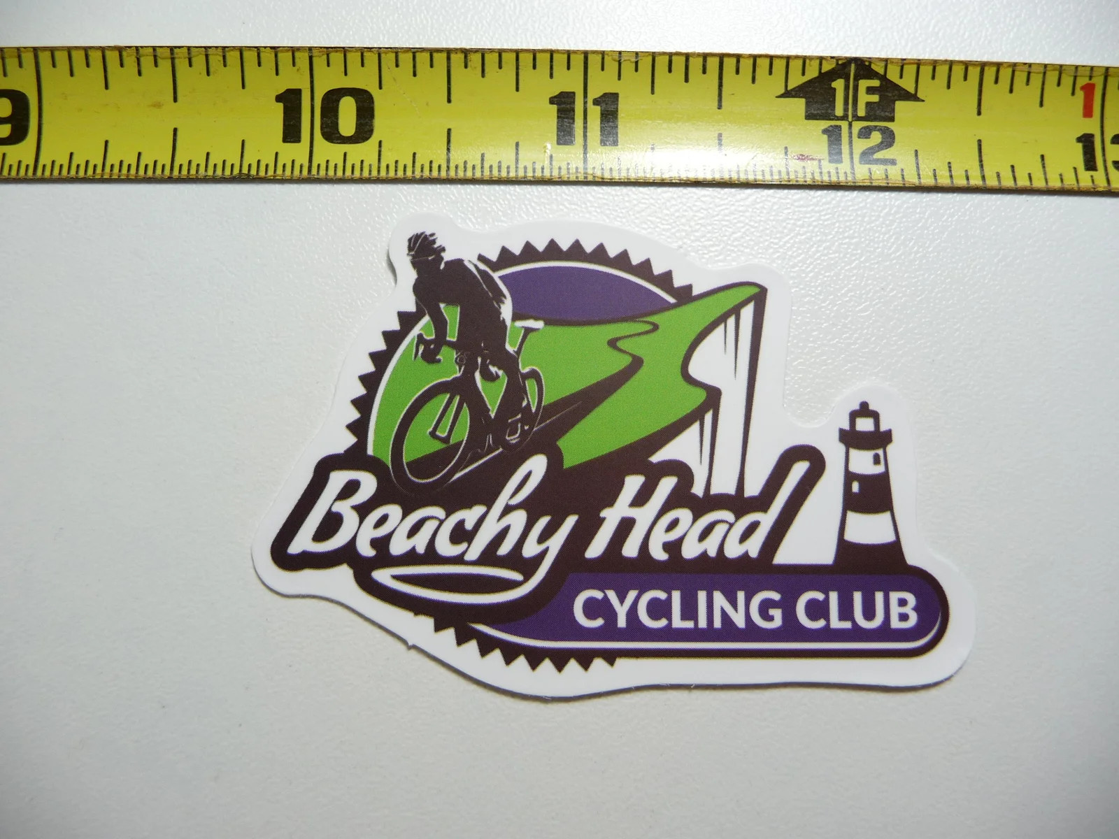MTB MOUNTAIN BIKE BEACHY HEAD CYCLING CLUB SMALL STICKER DECAL RIDE RIDER