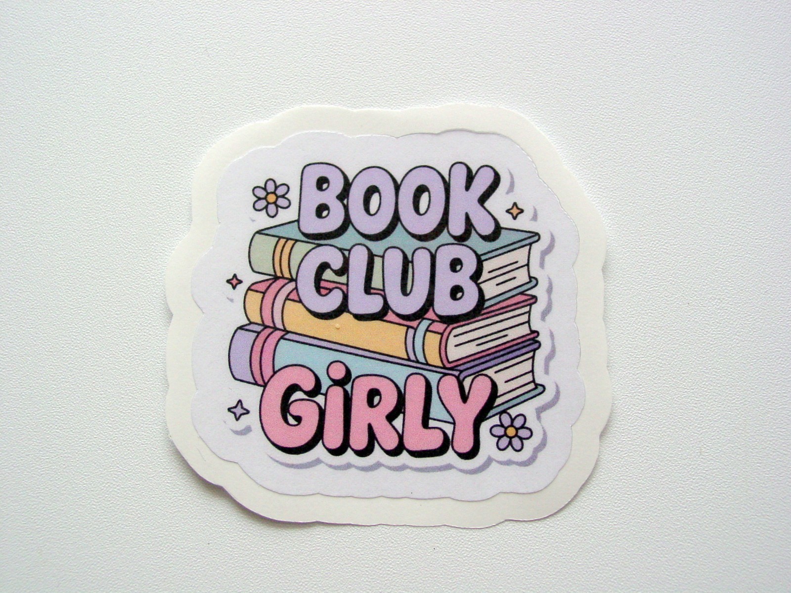 Book Club Girly Sticker, Book Nerd Sticker, Tumbler Back Window Sticker