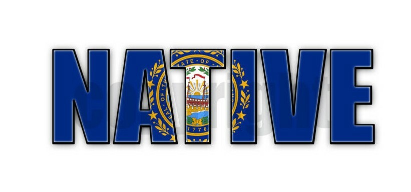 New Hampshire Native Flag Stickers Flag Decals NH State Flag Stickers