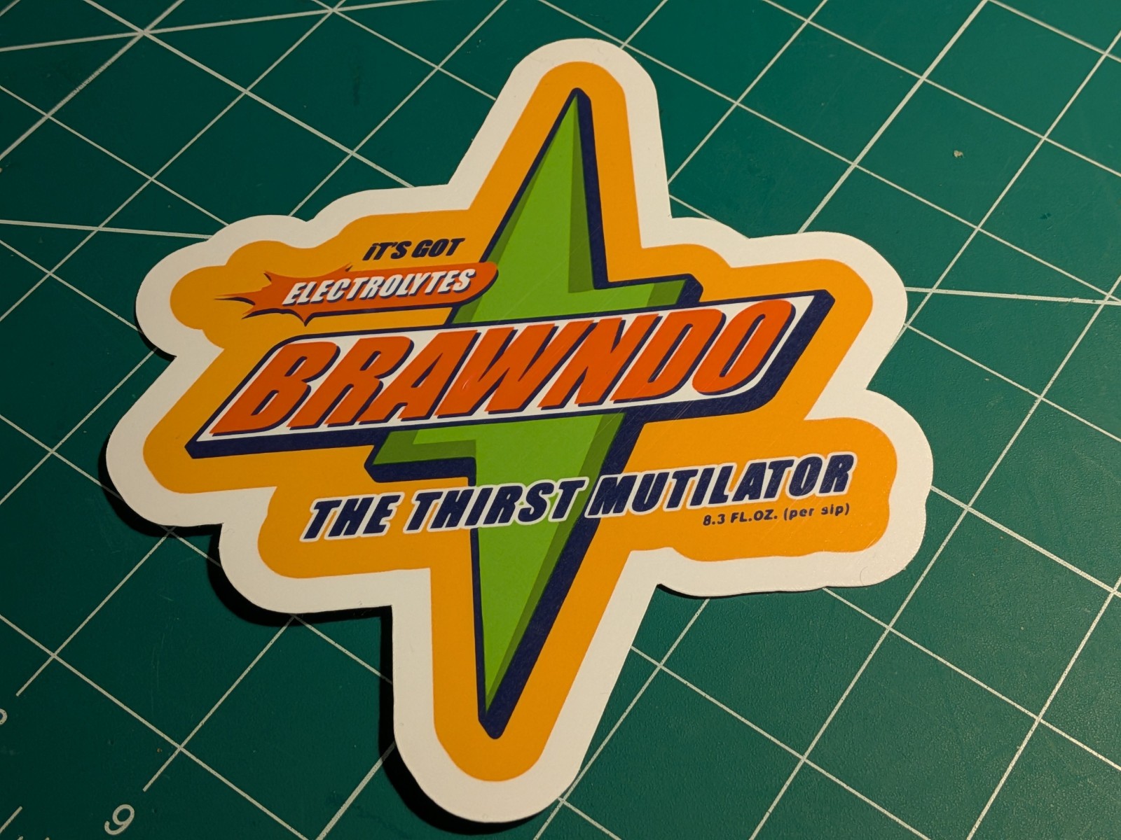 Brawndo logo Idiocracy Quote – Funny Vinyl