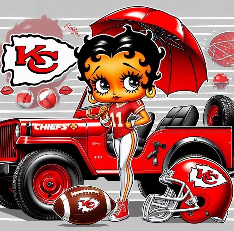 Kansas City Betty Boop Sticker Decal 1 Laptop Wall Mirror Cup Tumblr Locker Bin