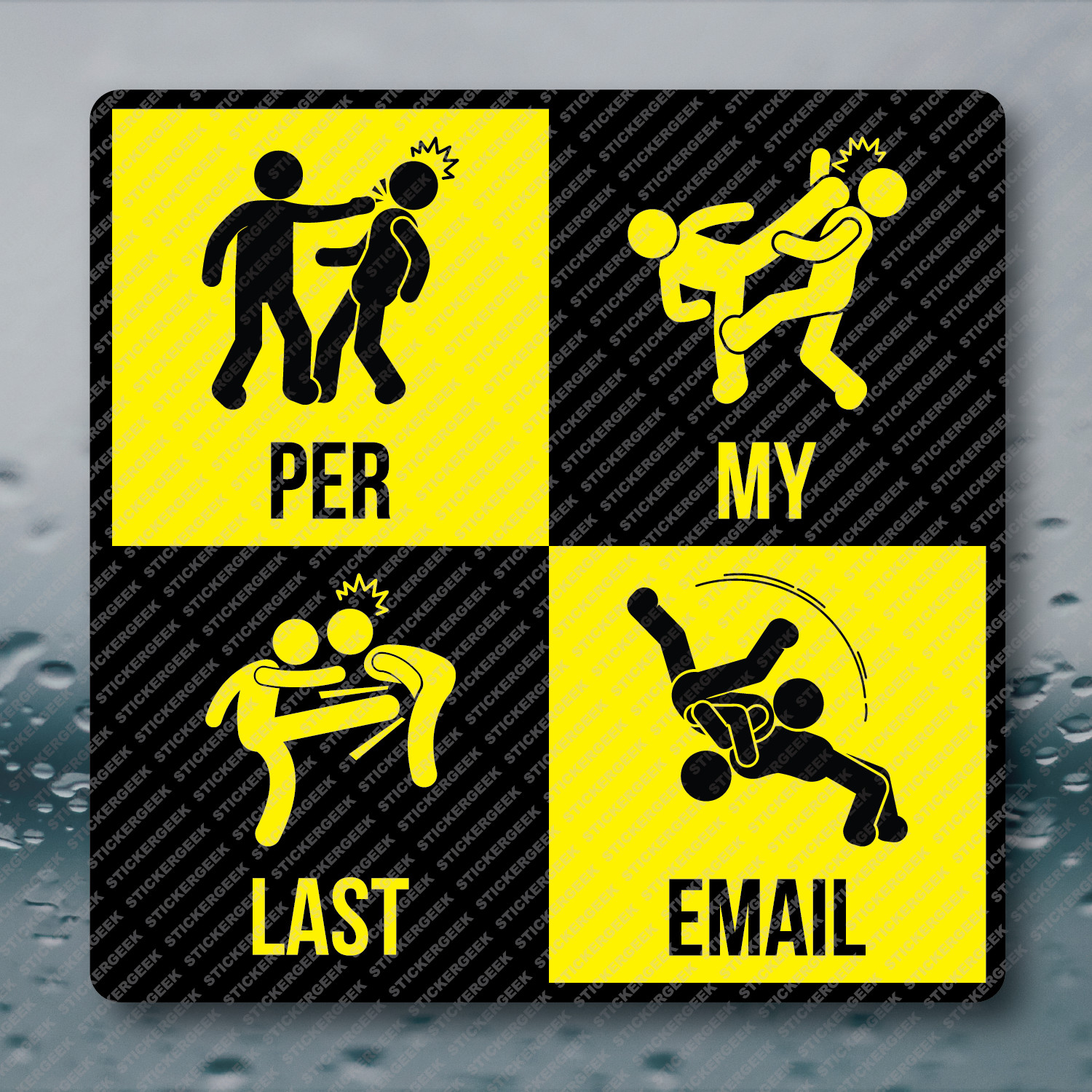 Per My Last Email Office Humor Funny Joke Prank Gag Gift Meme Vinyl Sticker 2IN