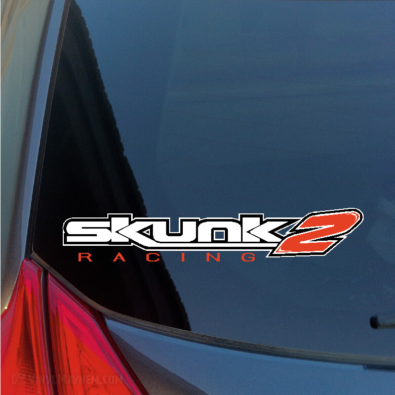Skunk2 Racing banner exhaust coilovers drift drag JDM intake cams all motor