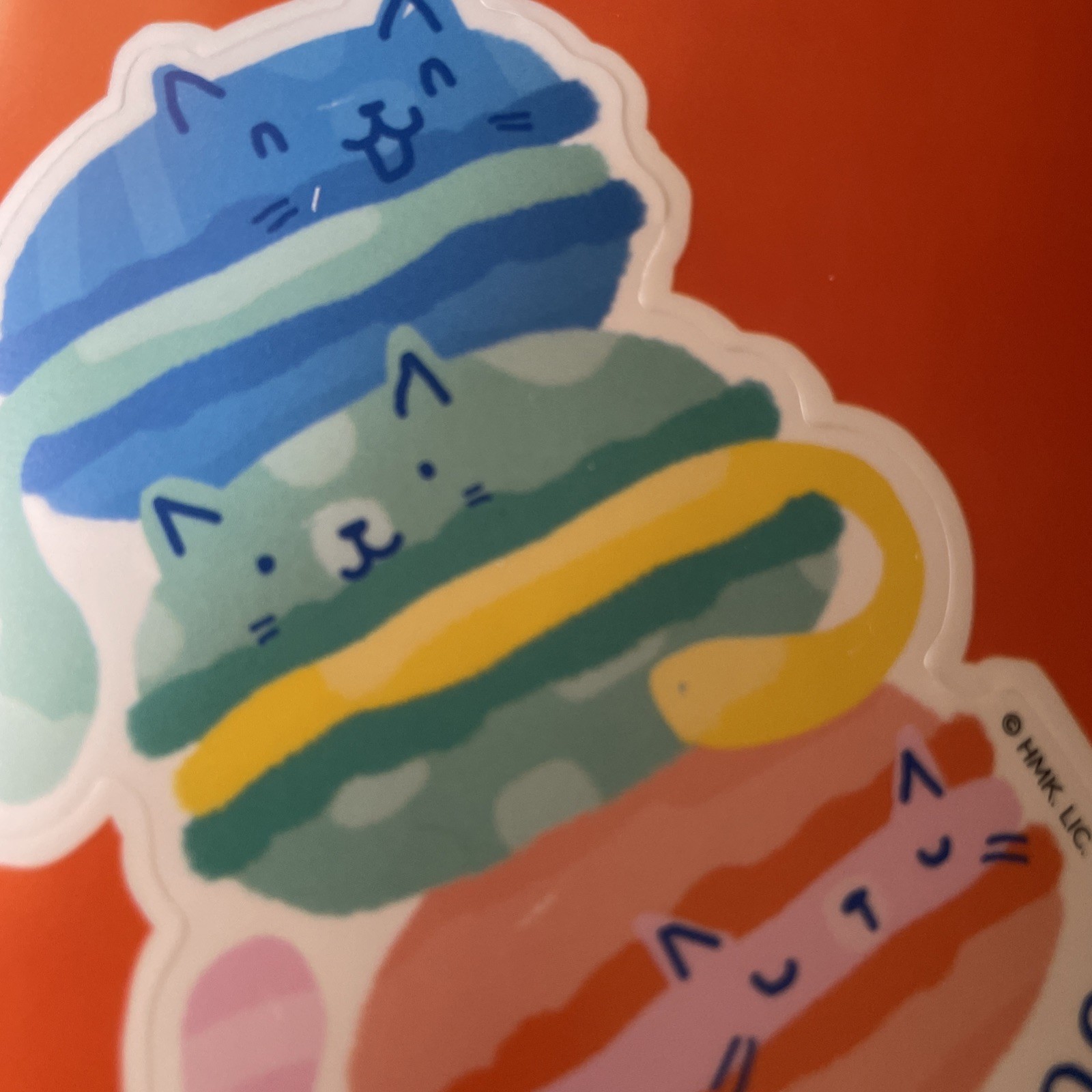 HALLMARK VINYL DECALS MEOWCAROONS