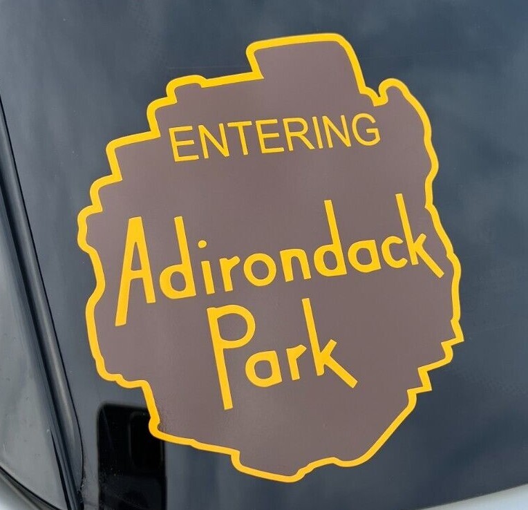 Adirondack Park ADK NY Lake Placid Vinyl Decal Car Wall Sticker Sign