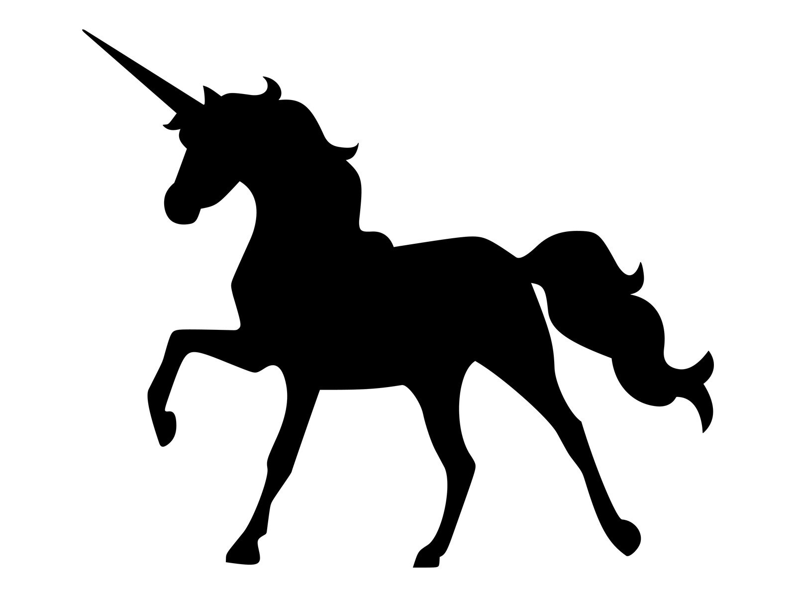 EMPIRE DESIGN Unicorn Magical Horse – 5.5″ x 6.5″ – Car Vinyl Decal Sticker