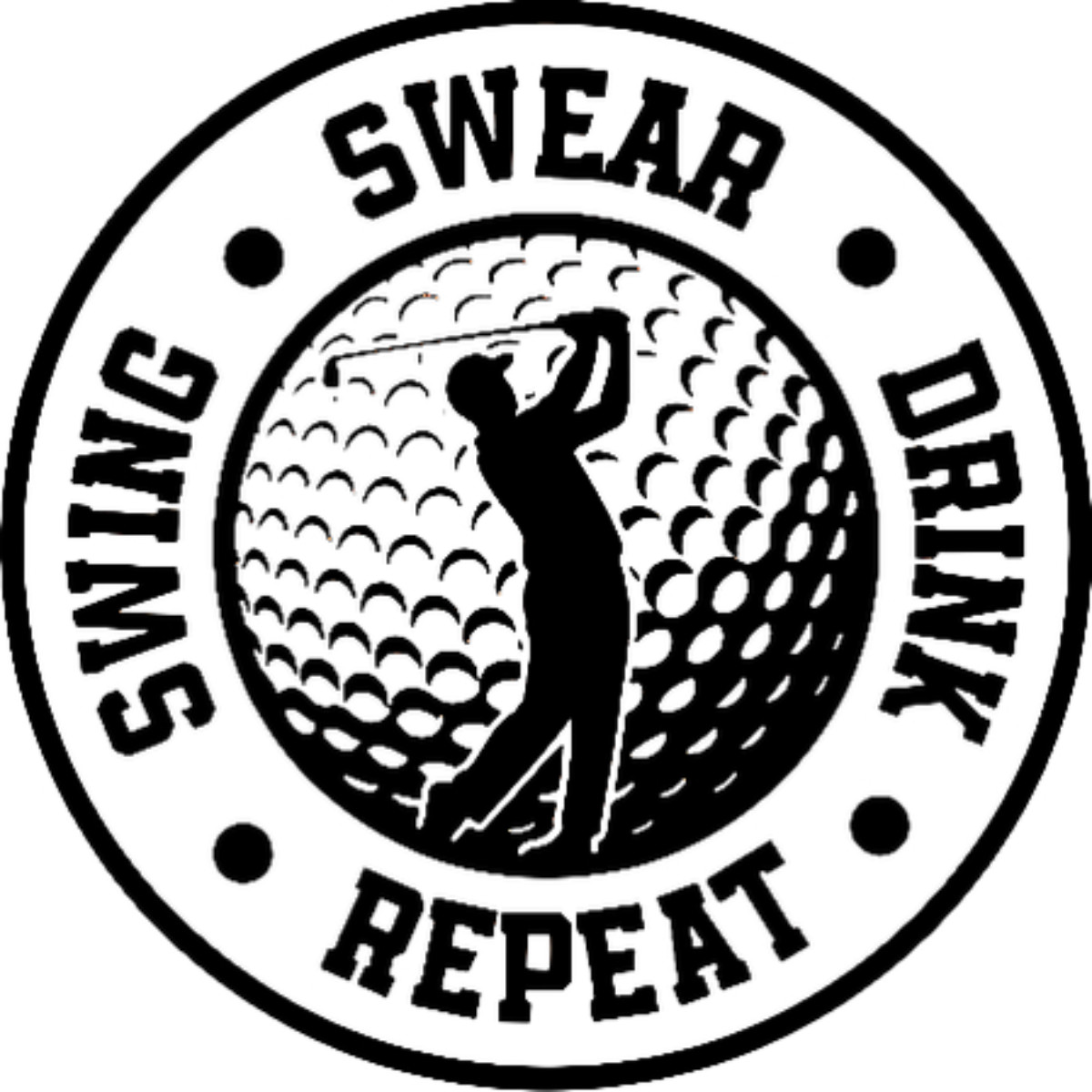 Golf 2025 Sticker • Funny Golfer Gift • Golf Cart Decal Funny Golf Sticker