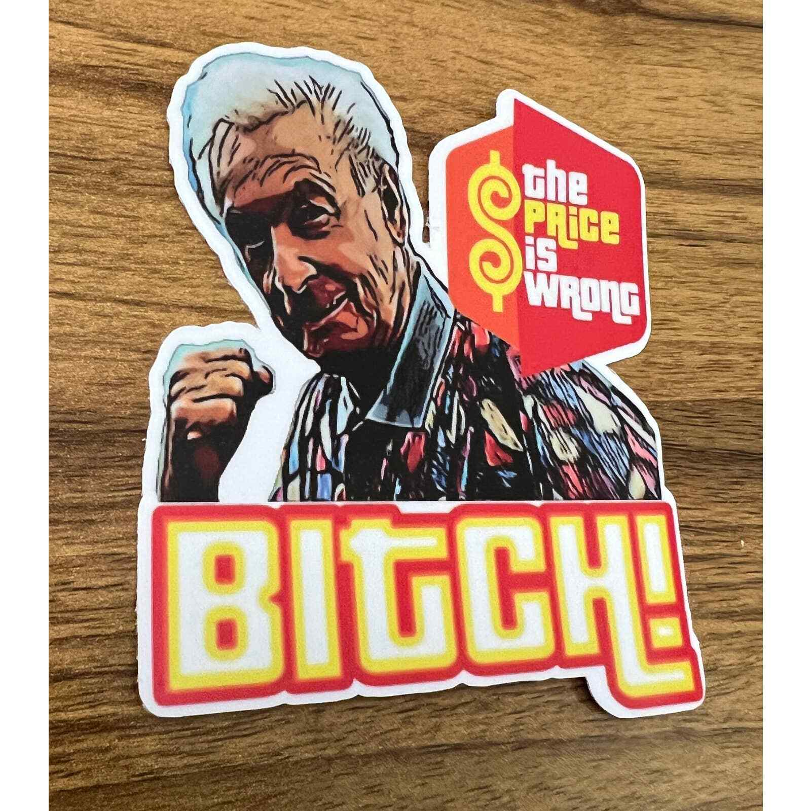 Happy Gilmore | Bob Barker | Price is wrong | 4″ Vinyl Sticker |