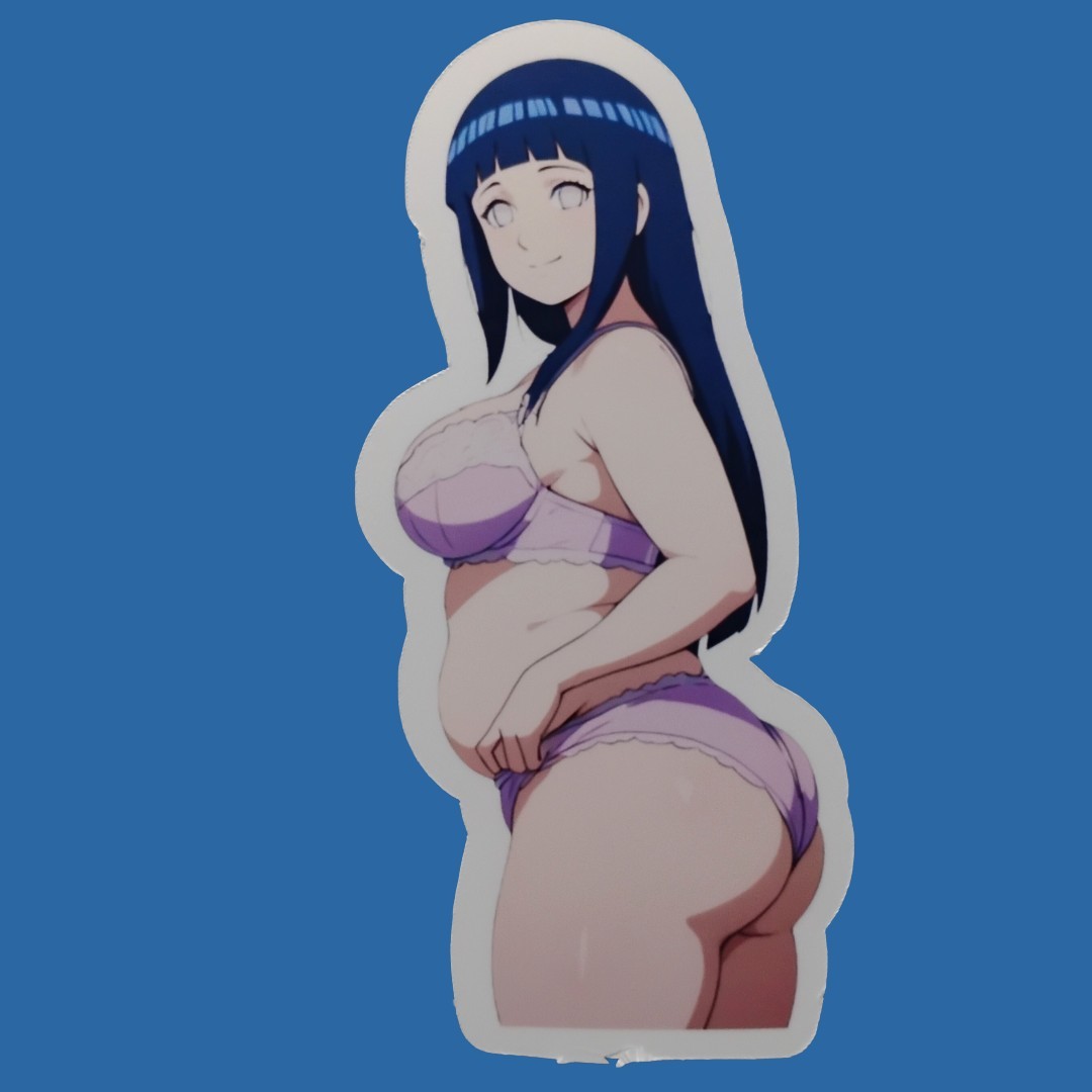 Anime Waifu Decal Sticker, Multiple Sizes Available