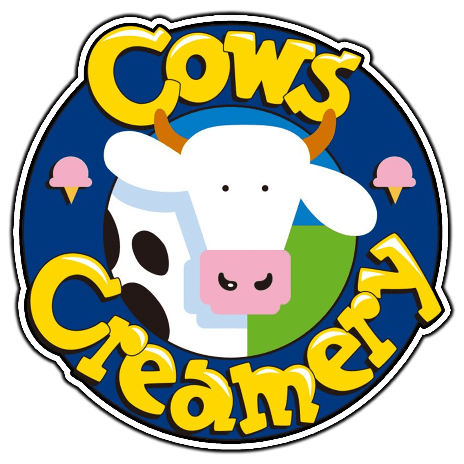 Cows Creamery Logo #1 Sticker Waterproof Vinyl Decal Die-Cut Garage Car